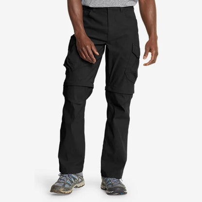 Eddie Bauer Men’s Convertible Rainier Hiking Cargo Pants -Black- 34W 32L-New Tag