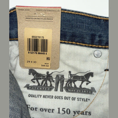 $69 Levi’s Men’s 527 Standard Bootcut Jeans -Chipped Blue- 29W x 30L- New Tags