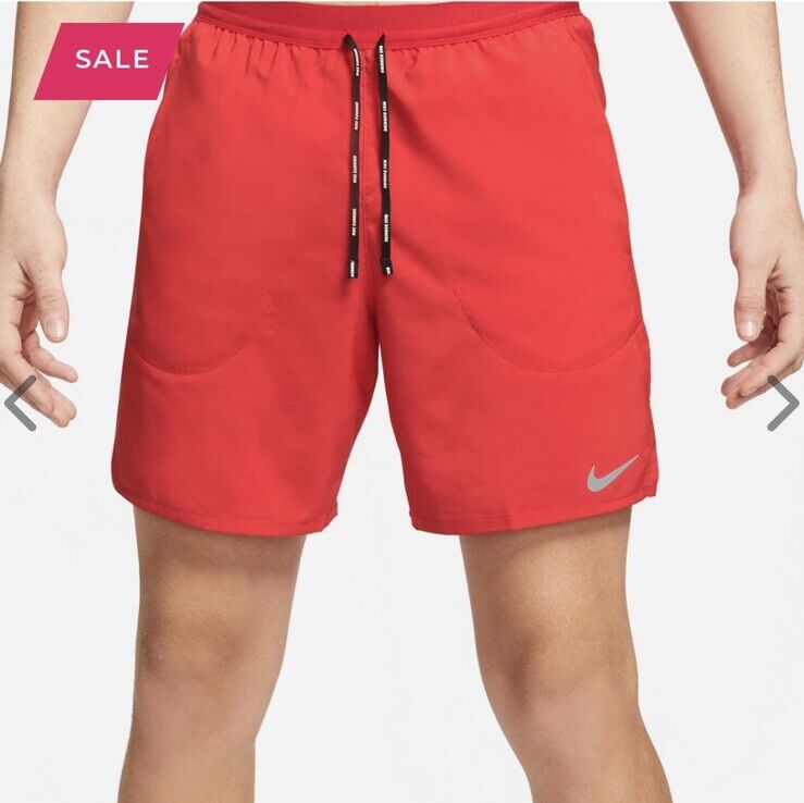 $55 Nike Men’s Flex Stride 5" Lined Running Shorts CJ5467-657- Red - XLarge -New