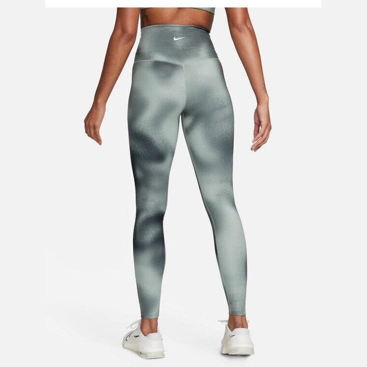 Nike Women's One Dri-FitHigh-Waisted Graphic Leggings-Black/Grey-XLarge-New $65