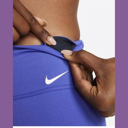 Nike One Womens Midrise Bike Shorts - Purple- XSmall  MSRP $45