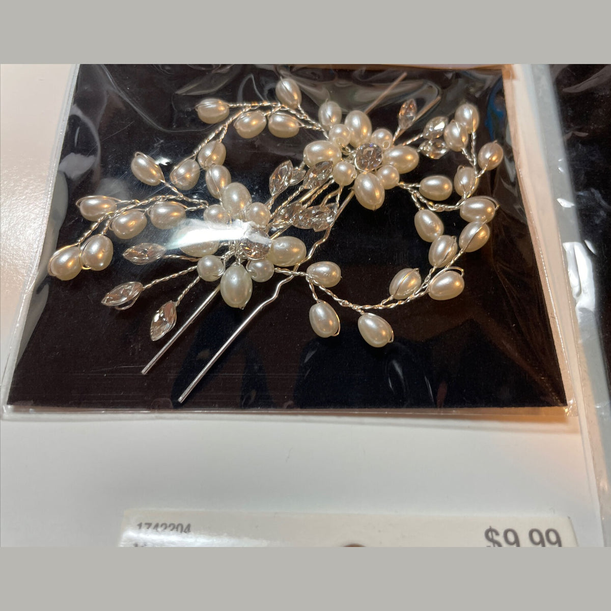 Combo Lot 3 PCs Studio His & Hers WEDDING: EARRING SET - HAIR COMB - Head Band