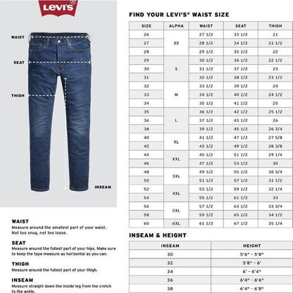 $70 Levi's Men’s 541 Athletic Taper Stretch Jeans-Midnight Rigid-33W x 30L-NEW