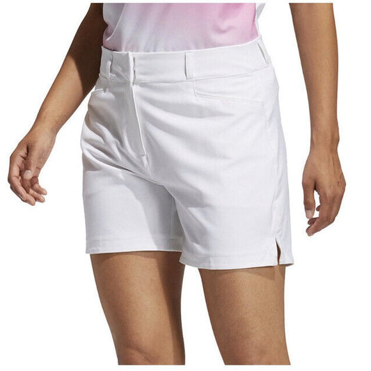 Adidas Women's Golf 5” Inseam Shorts- White- Size: 12 - New With Tags $65