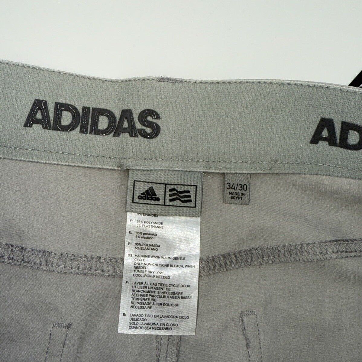 $80 Adidas Ultimate 365 Men's Tapered Golf Pants ADVR0856- Grey-34W 30L-New Tags