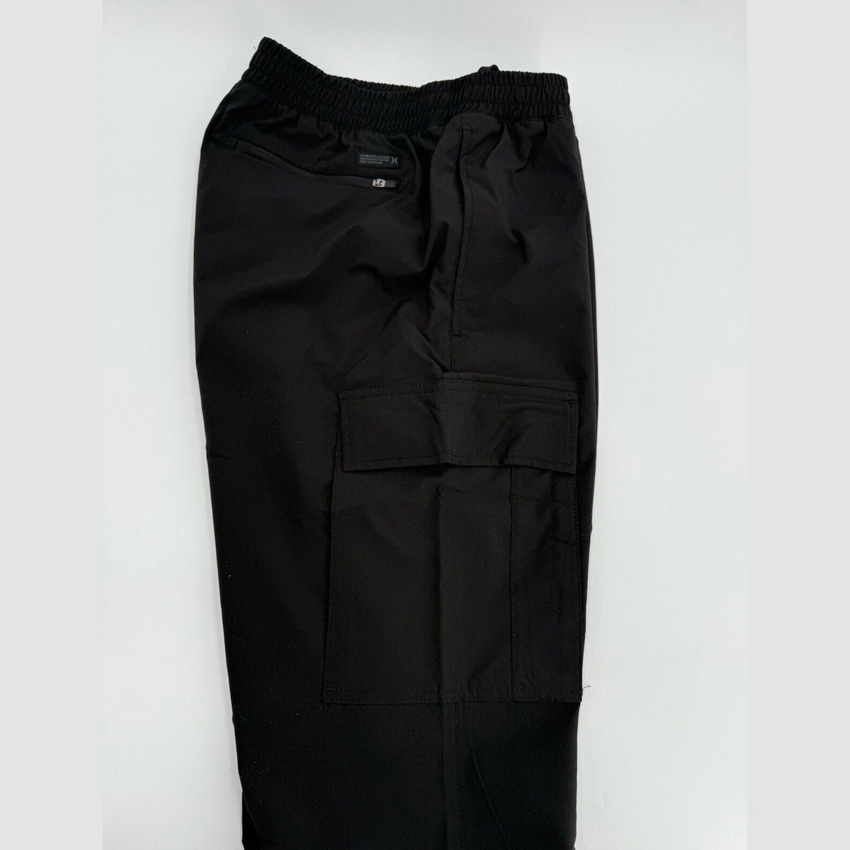 Hurley Men's Tech Cargo Jogger Pants - Black - Medium- New With Tags