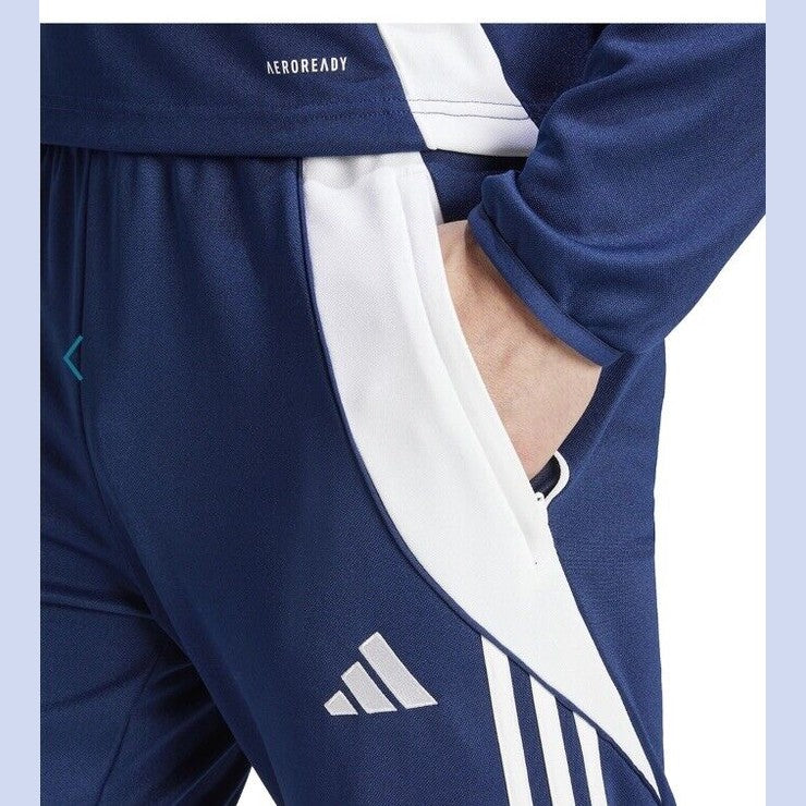 Adidas Men's Tiro 24 Training Pants - Navy On White- Small- New Tag $50