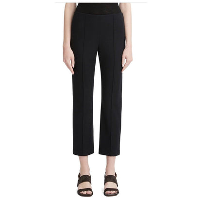 NWT $365 Vince Women’s Cozy Stitch Pintuck Wool Blend Pant-Black-Size: 0- New