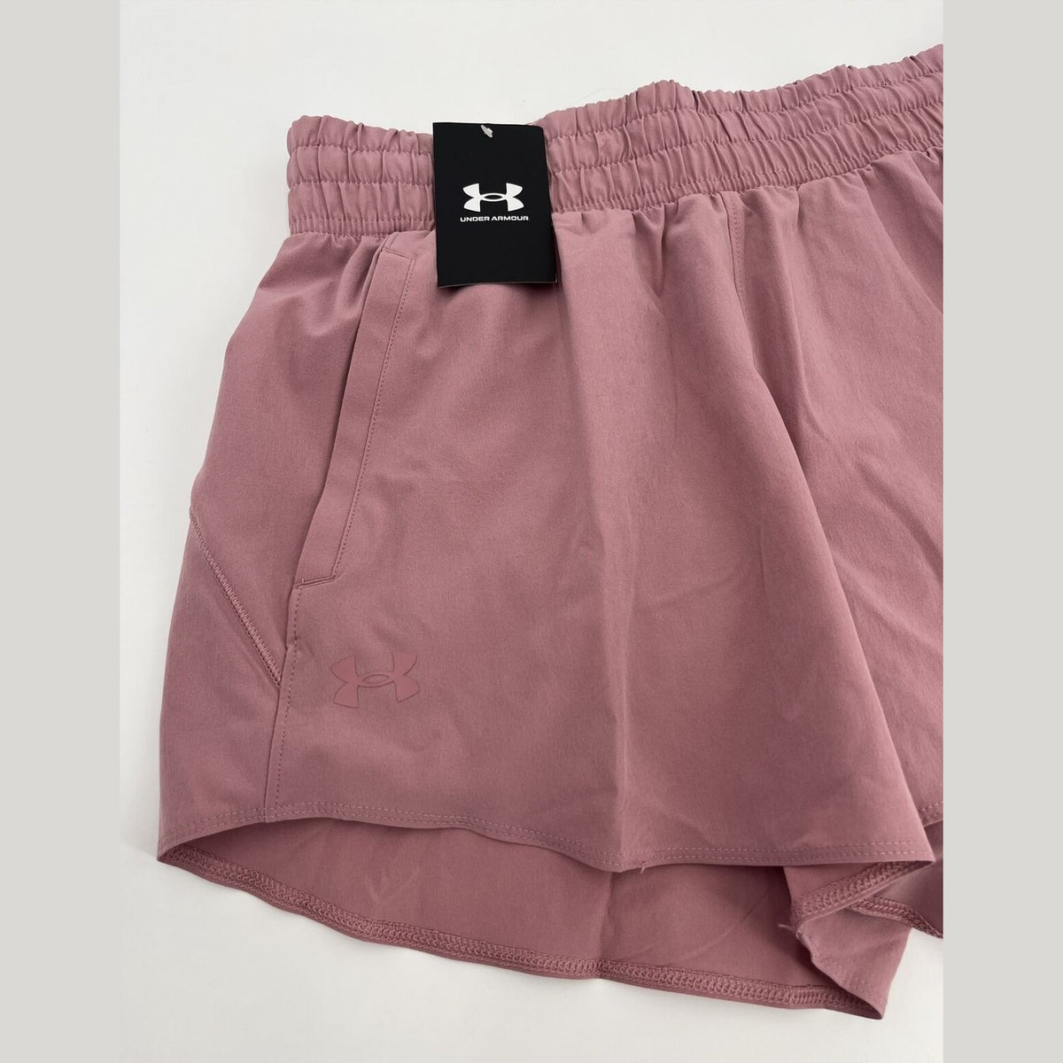 Under Armour UA Women’s 3" Woven Running Shorts - Pink Elixir-Medium-New Tag $40