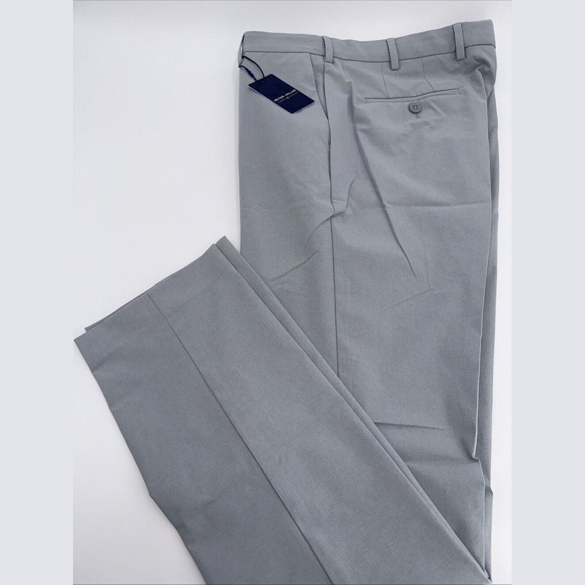 $180 Peter Millar Crown Men’s Crafted Surge Performance Pants- Gale Grey-38W 32L