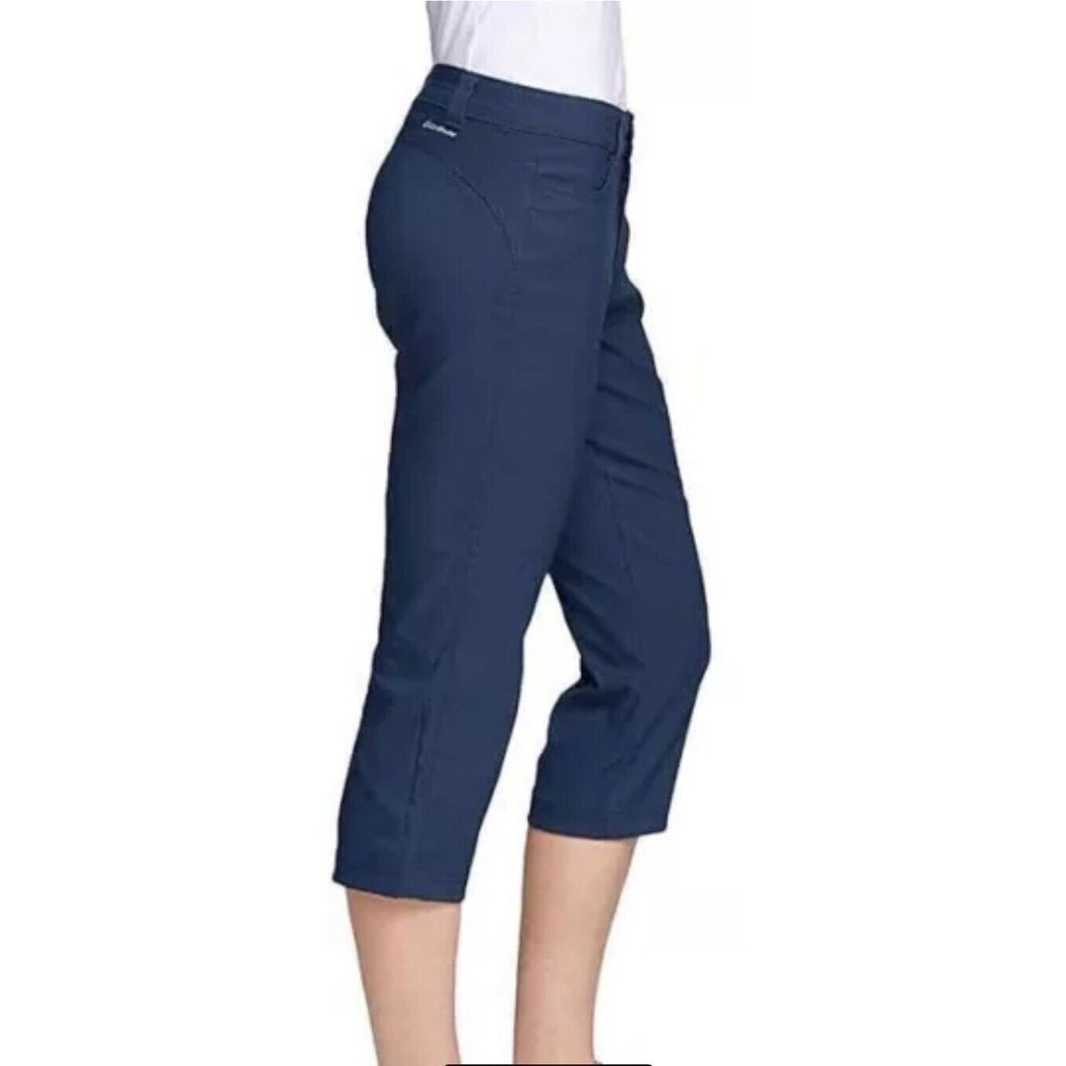 Eddie Bauer Women’s Rainier Capri Hiking UPF StormRepel - Navy - Size: 10 (34”W)