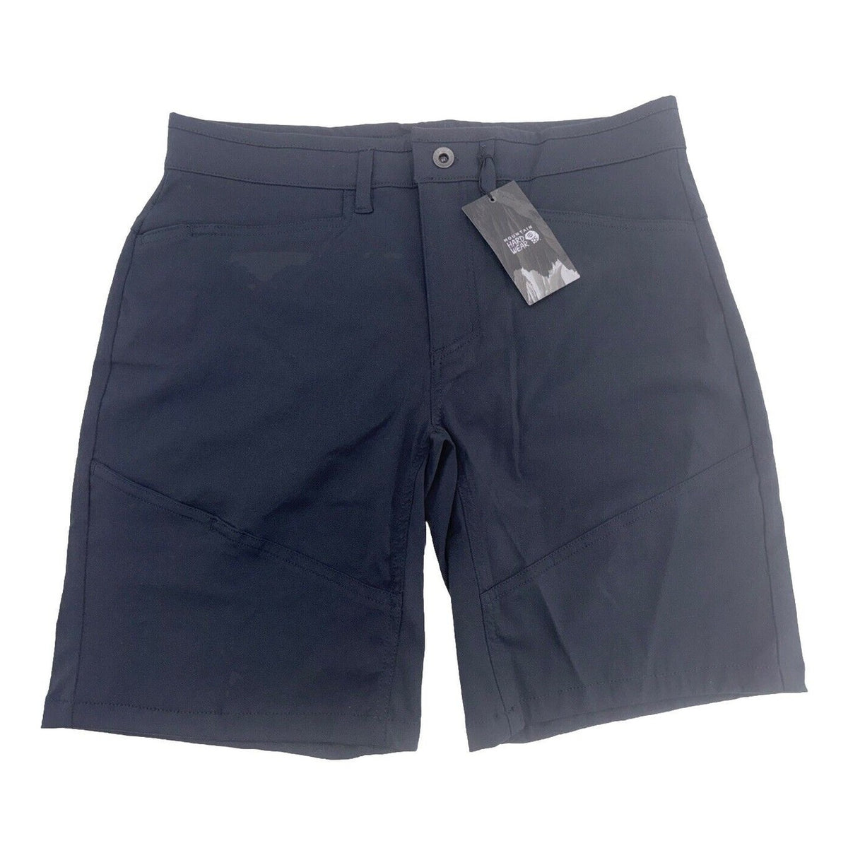 $79 Mountain Hardwear Men’s AP Active Shorts Hiking 9” - Black-Size: 32”W- NEW