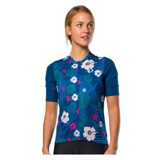 $80 New Pearl iZUMi Women's Attack Cycling Jersey-Twilight Tropical-Medium