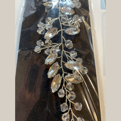 Combo Lot 3 PCs Studio His & Hers WEDDING Set: EARRINGS- Headpiece - Bracelet