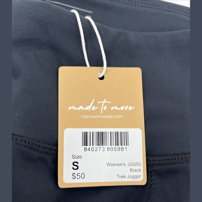$50 Nina Women’s Made To Move Trek Jogger Pants -  Black - Small - New Tags
