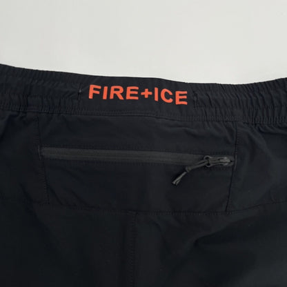 $200 Bogner Fire + Ice Black/orange Trim Roberta Hiking Shorts-Size: 4 XS-New