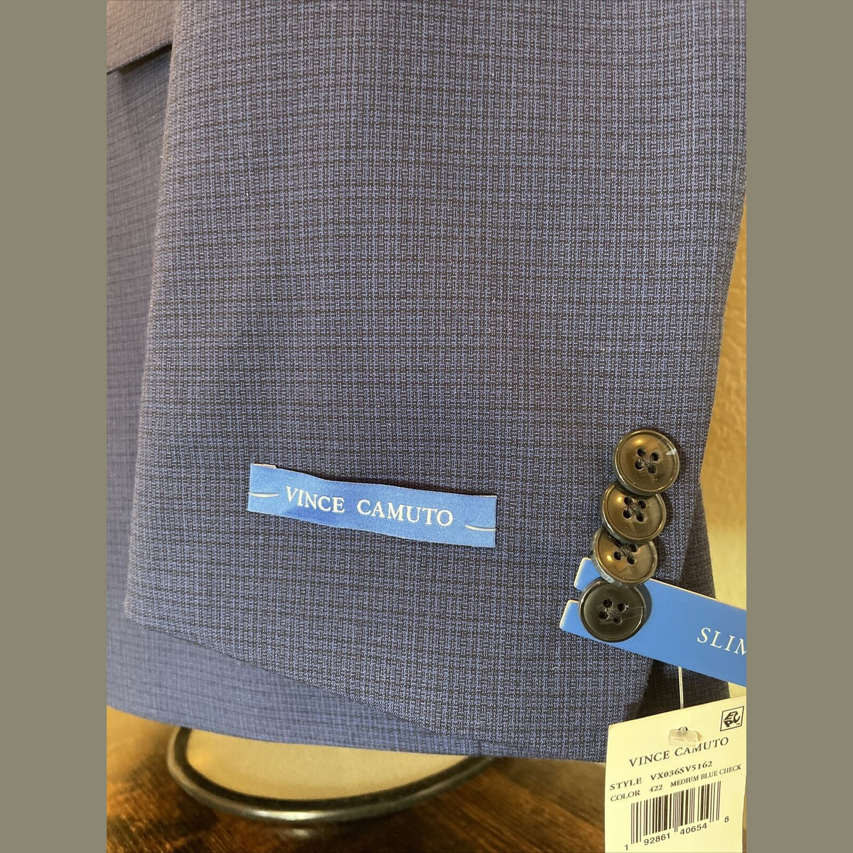 Vince Camuto Men’s Beautiful Dress Jacket VX036SV5162 - 38L- Blue - New WT $360