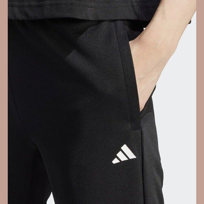 Adidas Women’s Sereno Sweatpants Joggers IS2142- Black/White-Small-New Tags