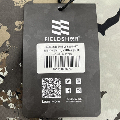 Fieldsheer Performance Men’s Mobile Cooling Long Sleeve Hoody-Kings Camo-Small