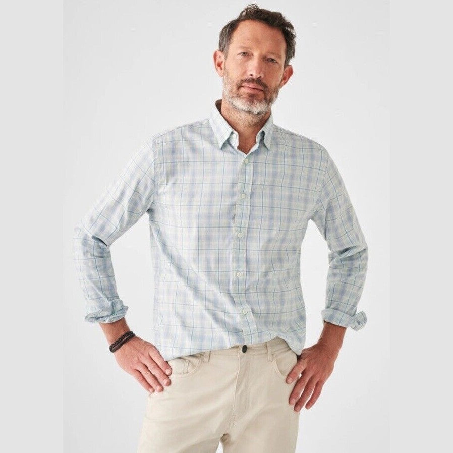 $158 Faherty Men’s the Movement Plaid Shirt - Beach Cove Plaid-Small- New Tags