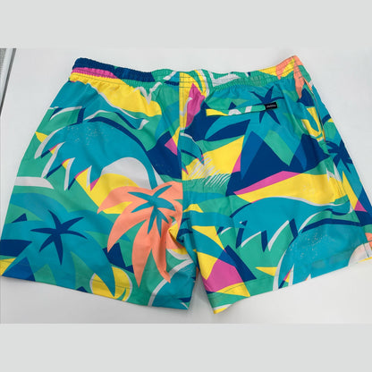 Chubbies Men's Stretch Swim Trunks 5.5" The Wave Dashers-Multi-2XLarge-New $70