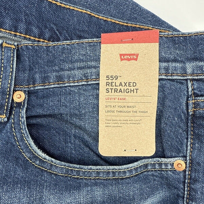 $69.50 Levi's Men's 559 Relaxed Straight Jeans - Mystery Man Blue - 34W 30L -NEW