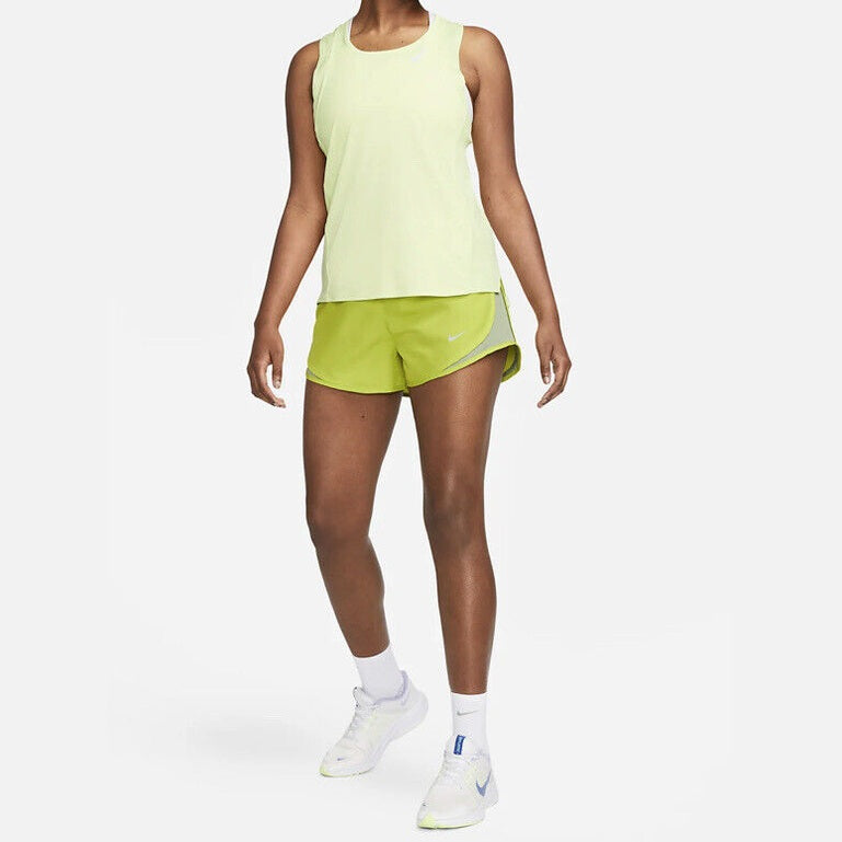 Nike Women's Tempo 3” Running Shorts-Bright Cactus-Small- New Tag