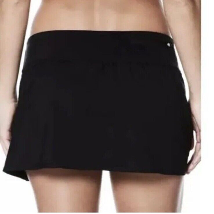 NWT NIKE Swim Black Boardskirt bikini bottoms NESS8203-001 BLACK (Size MEDIUM)