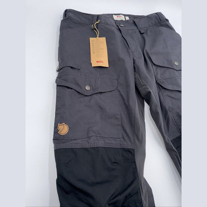 $180 Fjallraven Men's Vidda Pro Ventilated Trousers-Dark Grey Black-EU 48-32”