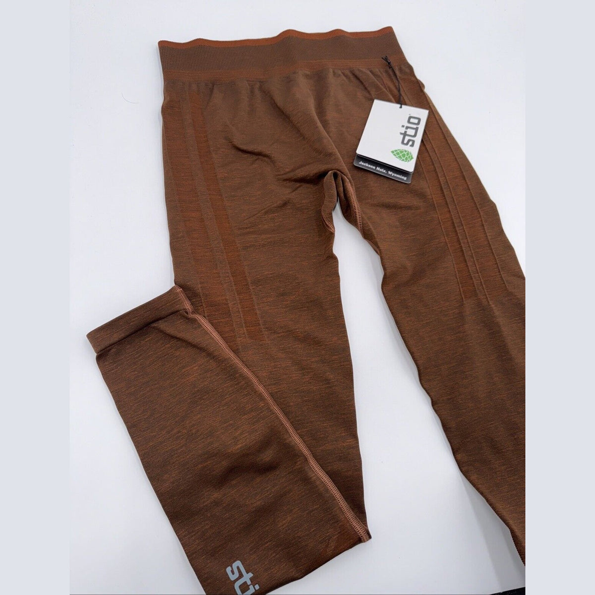 Stio Women's Seamless Tight Leggings- Tan Heather - Large -New Tag