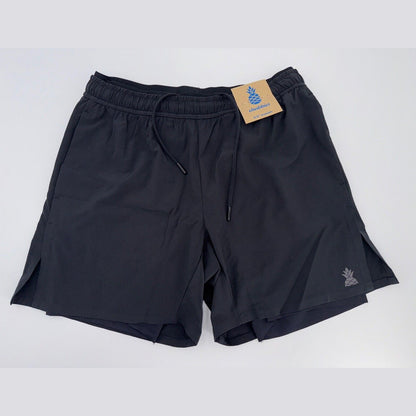 $80 Chubbies Men’s The Secret Agents 5.5” Ultimate Training Shorts-Black- Medium