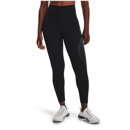 UNDER ARMOUR MOTION ANKLE LEG BRANDED PANTALONI DONNA - Black- XSmall- New Tag