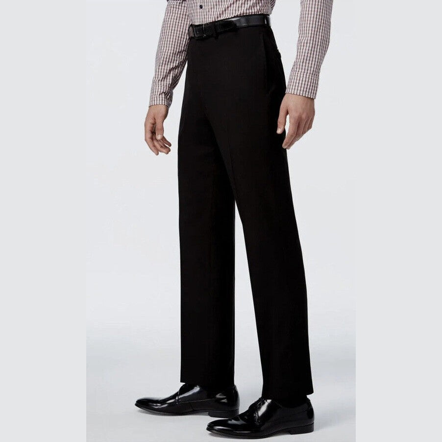 Calvin Klein Jerome Dress Pants Men's 34Wx34L- Black- Slim-Fit Stretch NEW
