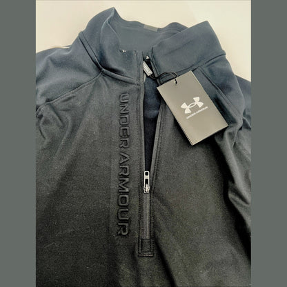 Under Armour Men’s 1/2 Zip Storm GOLF Sweatshirt-Black-LARGE - New-MSRP $80