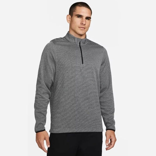 $80 Nike Men’s Golf Top Shirt 1/4 Zip Victory Pullover DN1947- Grey - Medium-New