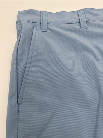 Grand Slam Performance Stretch Golf Shorts Mens -Chambray Blue- 40W- New $65