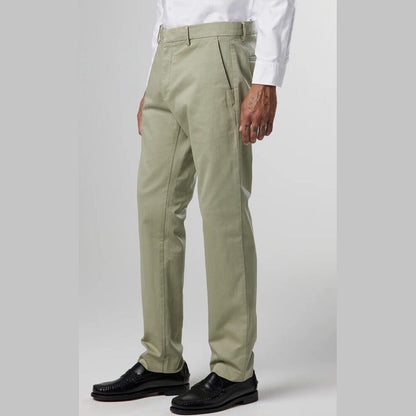 $230 No Nationality NNo7 Men’s Theo Regular Fit Organic Cotton Oil Green 29Wx32L