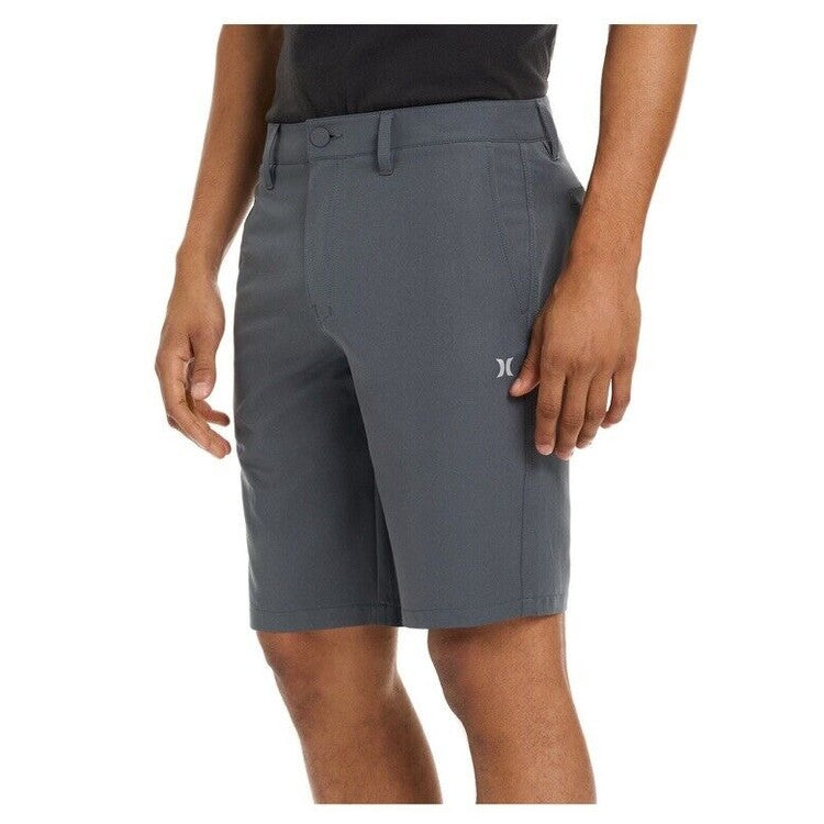 Hurley Men’s Hybrid Walk Shorts QuickDry 4way Stretch-Dark Gray-30W-NEW