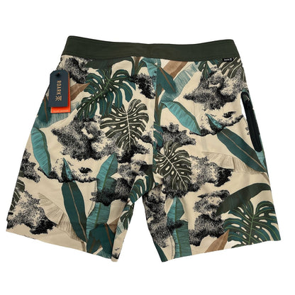 $89 Roark Men’s Passage Primo 18” Boardshorts-Bone-Khaki-Size: 28W-New