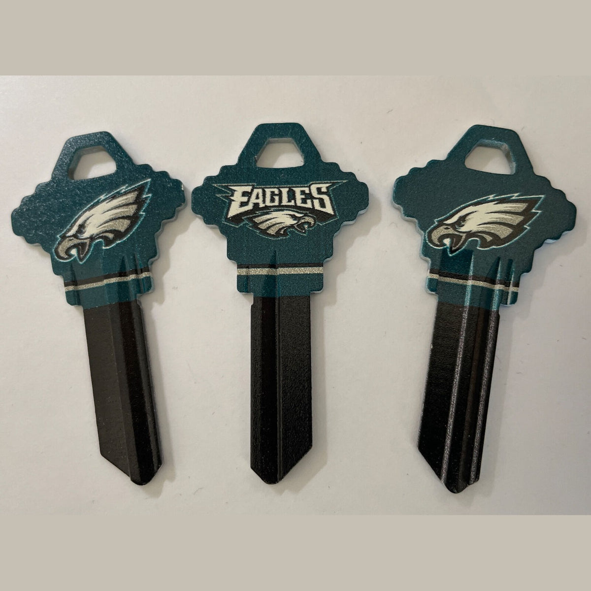 Lot 3 Keys House / Office Blank Keys SC 1 -  3 Philadelphia Eagles