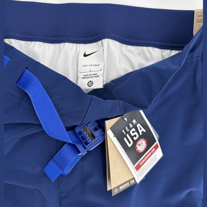 $300 Nike Women’s Olympics 2024 Team USA Pants DZ3574-492- Blue- Large -New Tags