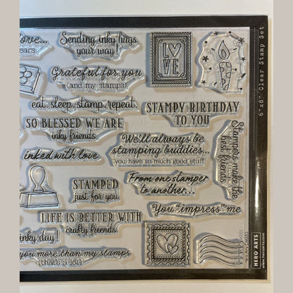 Hero Arts Poly Clear Stamps CM353 - 6" x 8" set - Best Price
