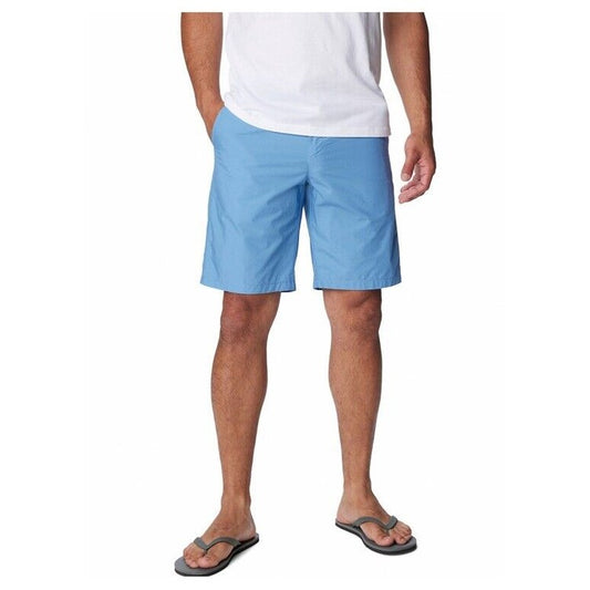 $45 Columbia Men's Washed Out 10” Inseam Shorts- Skyler Blue-Size 34W-New W/Tags