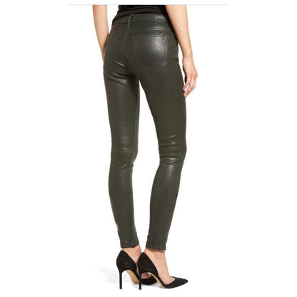 $975 Adriano Goldschmied AG Women’s The Legging Super Skinny Pants-Olive-27W-NEW