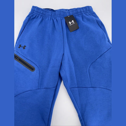 $100 Under Armour Men’s UA Unstoppable Fleece Joggers 1379808-432- Blue-Medium
