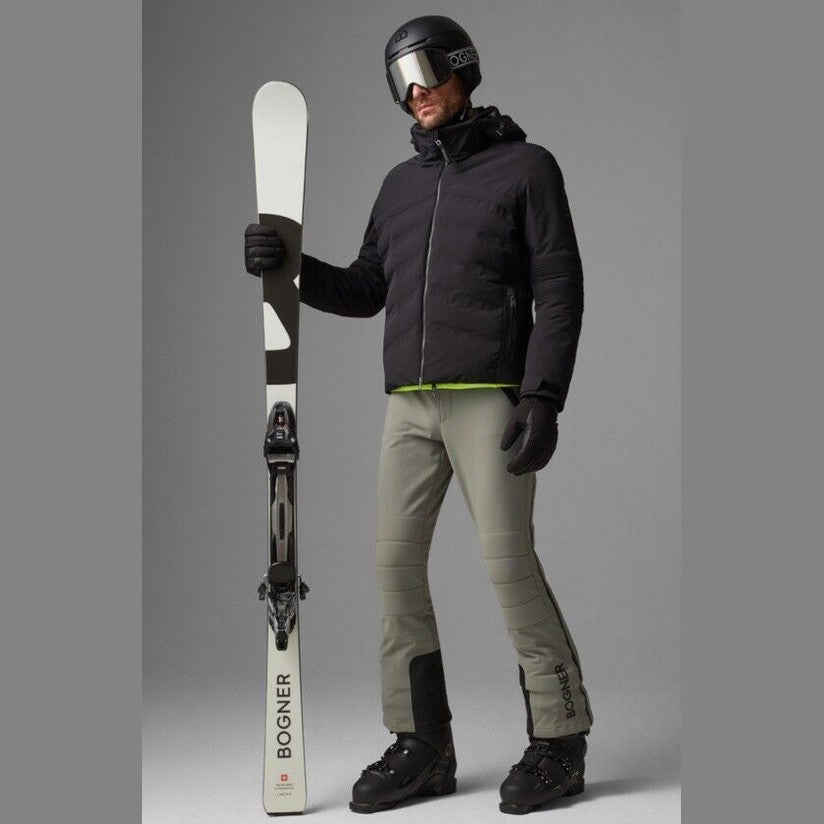 $790 Bogner Men’s Curt Softshell Ski Waterproof Pant- Slate Green-Large-New Tag