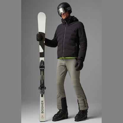 $790 Bogner Men’s Curt Softshell Ski Waterproof Pant- Slate Green-Large-New Tag
