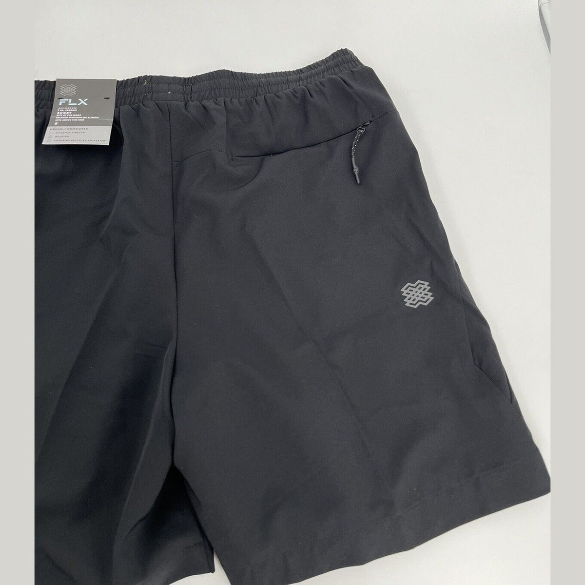 FLX Men’s 7” Accelerate Training Shorts - Black Size: Small - New  $50