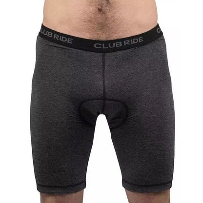 $60 Club Ride Apparel Men’s Woodchuck Bike Shorts - Black/Grey- Medium - New Tag