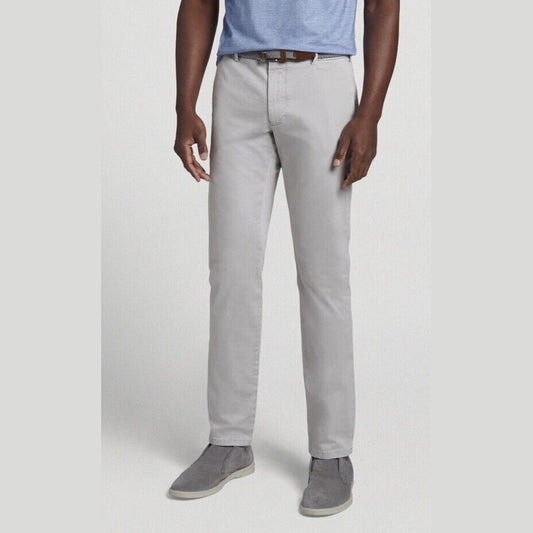 $198 PETER MILLAR Collection Men’s Concorde Garment Dyed Trouser-Grey-34W 36L